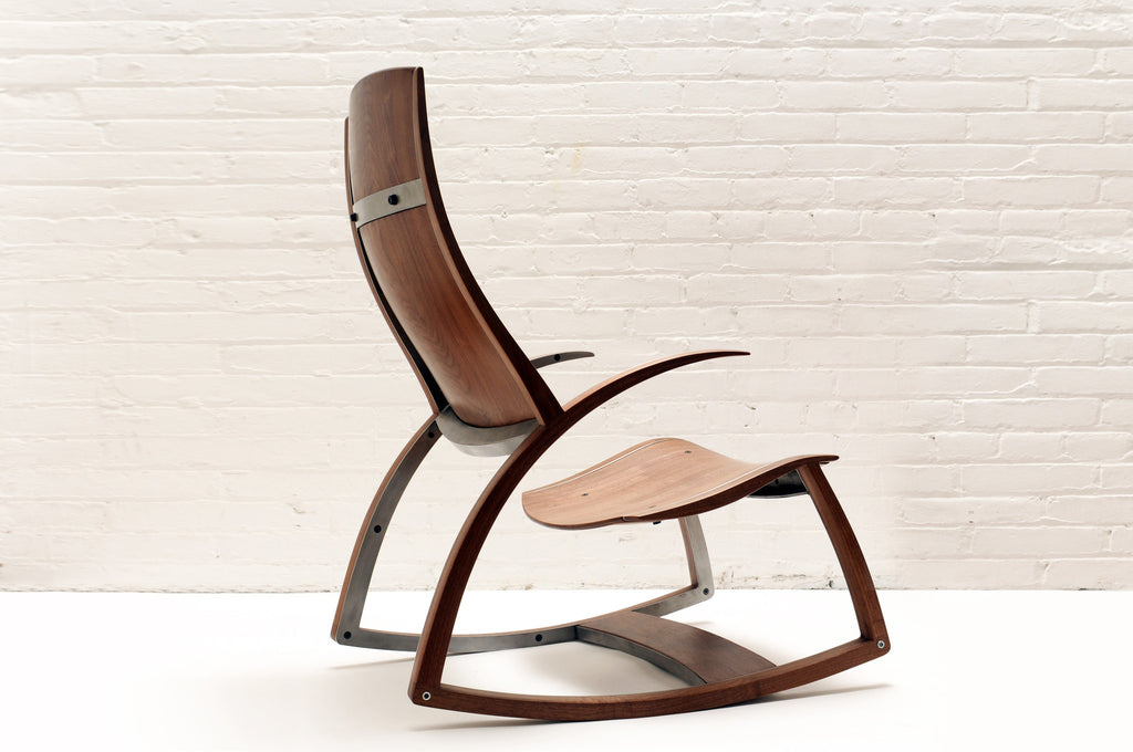 Self rocking rocking chair 2025