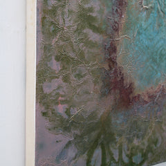 VIOLET AND GREEN IN BLUE
