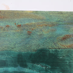 BLUE AND GREEN SEASCAPE WITH OBJECTS