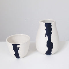 Crater Pitcher & Mug Set (Light)